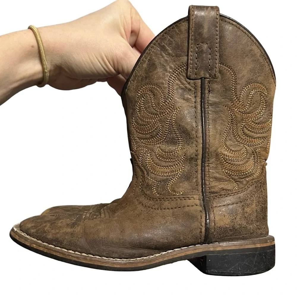 Smoky Mountain Boot Brown Leather Cowgirl Boots Size 12 Western Country Rodeo
